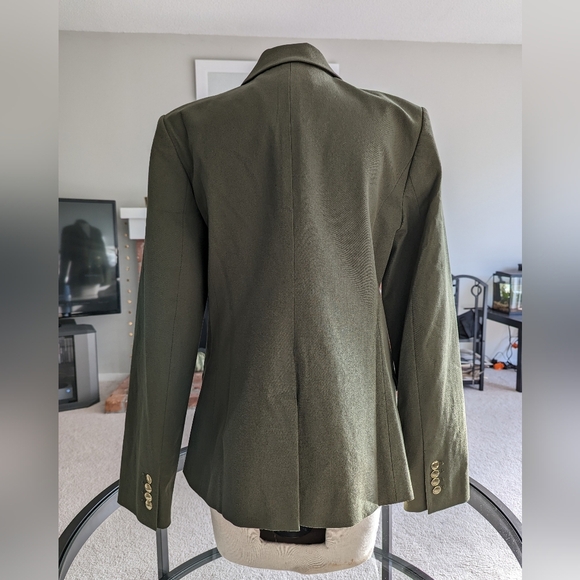 Derek Lam 10 Crosby Olive Walter Double Breasted Suit Jacket - Picture 8 of 16